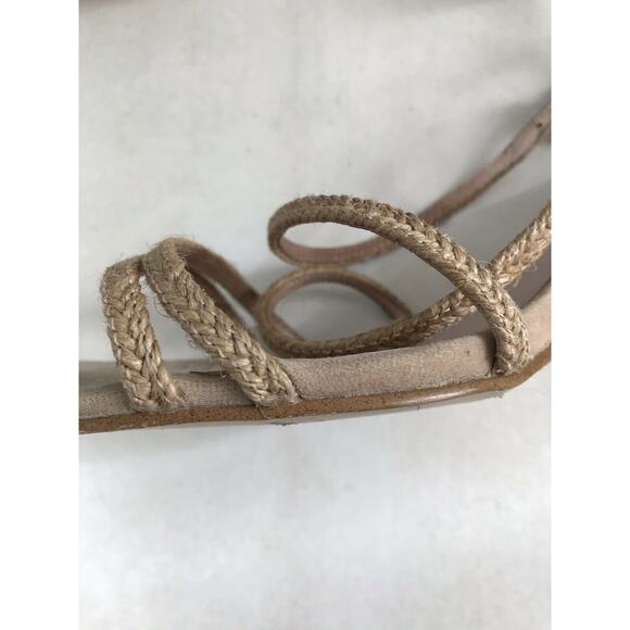 Revolve X Raye Cherie Rainbow Jute Strappy Sandals - Picture 9 of 12